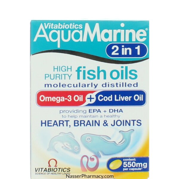 Aquamarine 2 In 1 Capsules 60.s Vitabiotic product available at family pharmacy online buy now at qatar doha