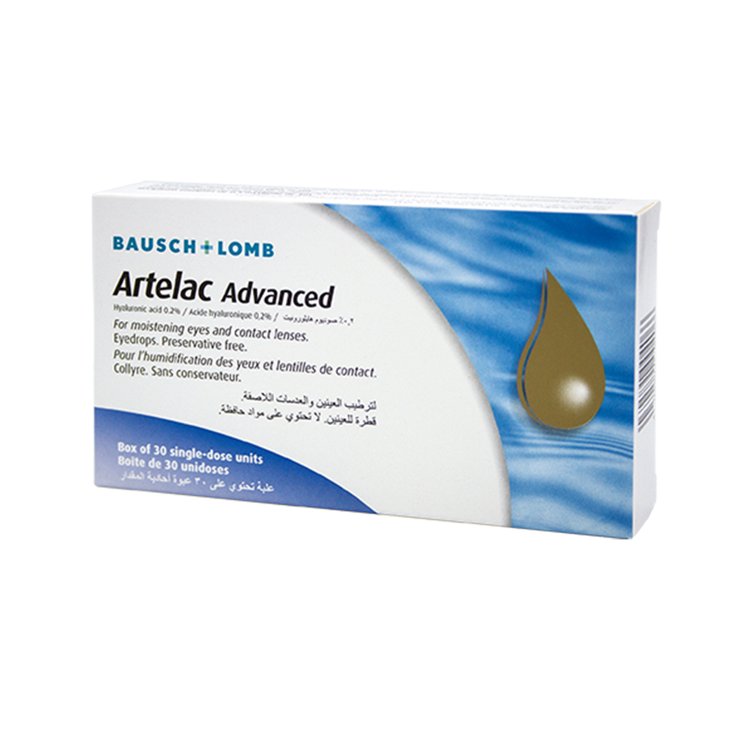 buy online Artelac Advanced Eye Drop 30 X 0.5Ml 1  Qatar Doha