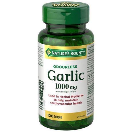 buy online Odorless Garlic [1000Mg] Softgel 100'S - Nb   Qatar Doha