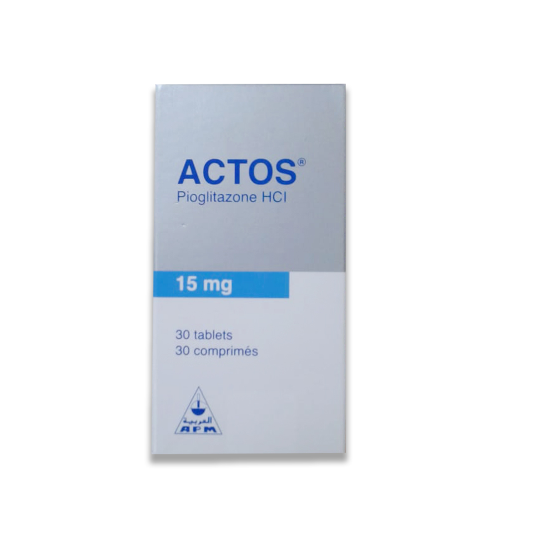 buy online Actos [15Mg] Tablets 30'S   Qatar Doha