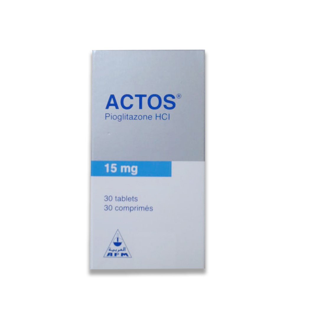 buy online Actos [15mg] Tablets 30's   Qatar Doha