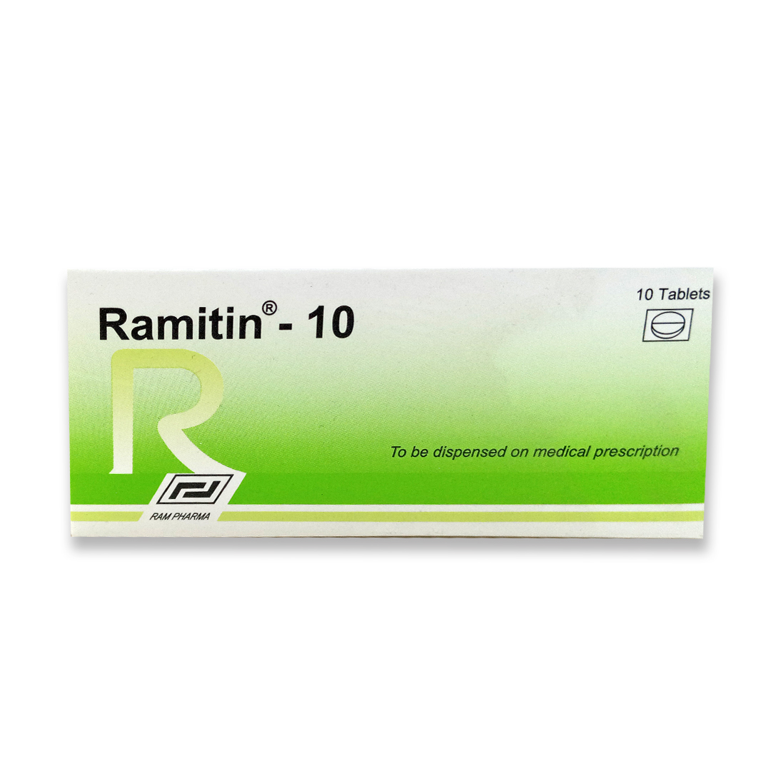 buy online Ramitin [10Mg] Tablets 10'S   Qatar Doha