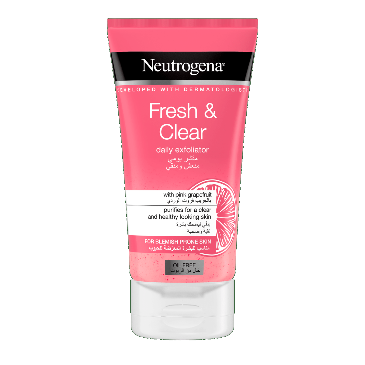 buy online Neutrogena [Grapefruit] Oil-Free Acne Wash Scrub   Qatar Doha