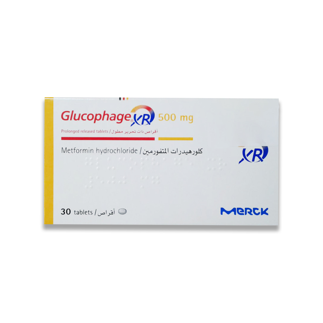 Glucophage Xr [500mg] Tablets 30.s product available at family pharmacy online buy now at qatar doha