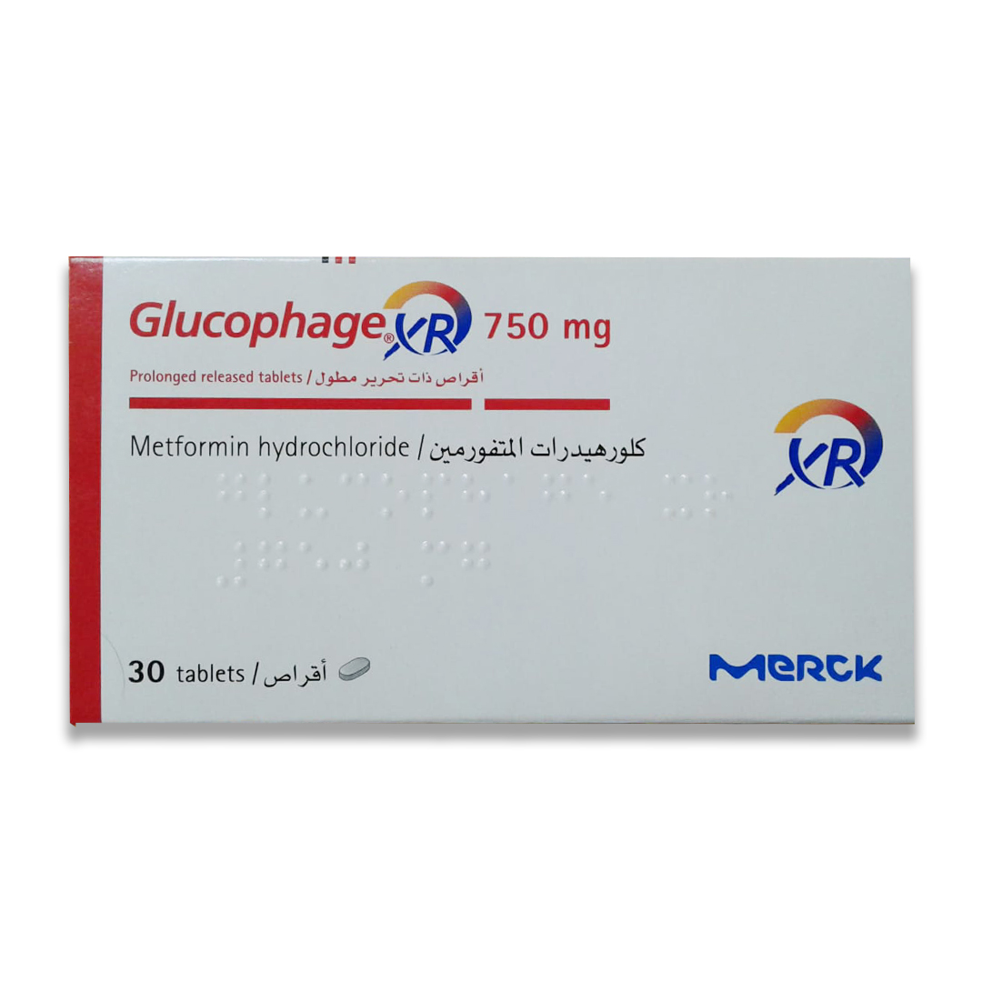 buy online Glucophage Xr [750Mg] Tablets 30'S   Qatar Doha
