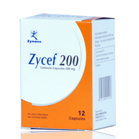 buy online Zycef [200Mg] Capsules 12'S   Qatar Doha
