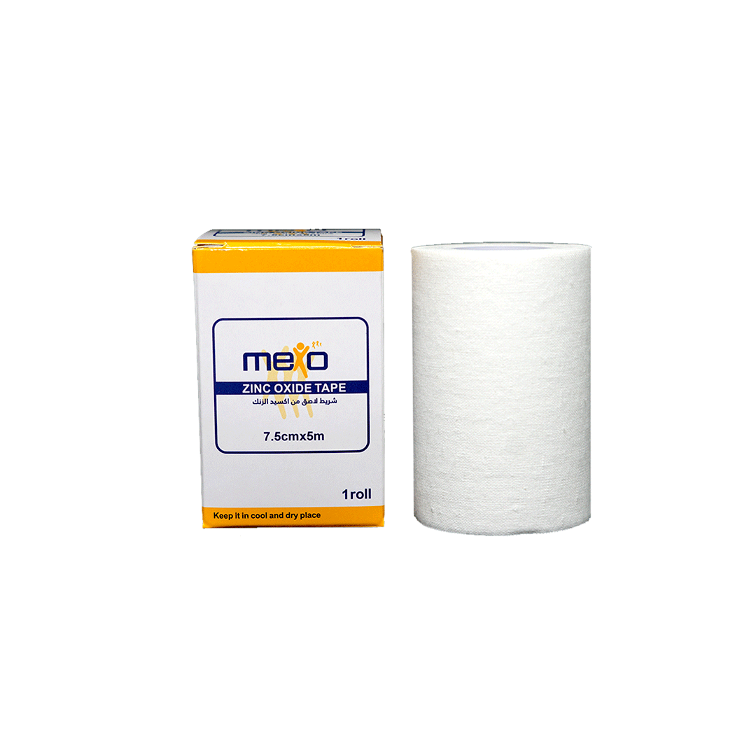 buy online Mexo Zinc Oxide Tape 7.5 Cm X 5 M	   Qatar Doha