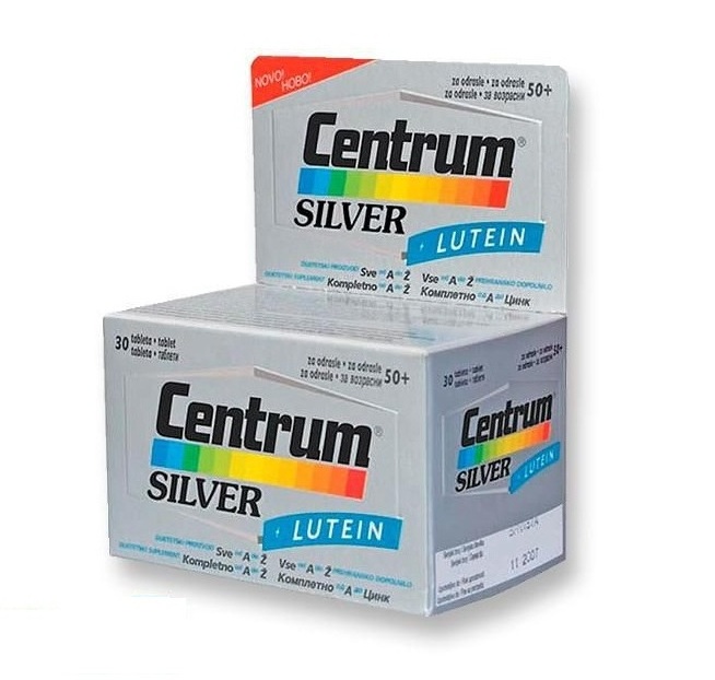 buy online Centrum Silver With Lutein Tablets 30'S   Qatar Doha