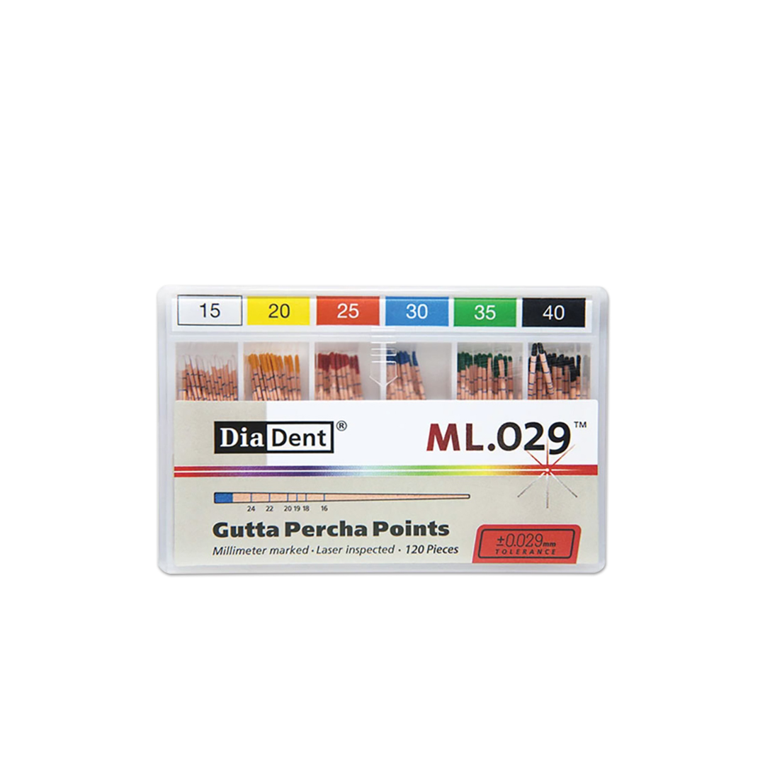 buy online DIADENT GUTTAPERCHA POINTS ML.029MM 1  Qatar Doha