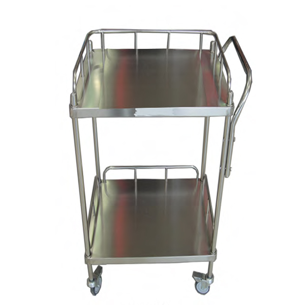 buy online 	Trolley 2 - Shelf Stainless Steel - Tianjin Lk4700M  Qatar Doha