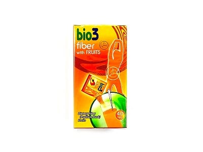 buy online Bio 3 Fiber With Fruits Bags 40'S	   Qatar Doha