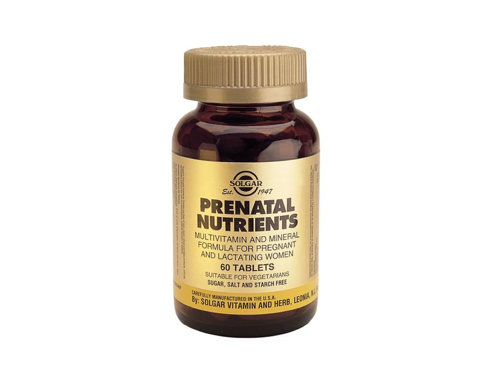 Prenatal Nutrient Tablets - Solgar 60.s product available at family pharmacy online buy now at qatar doha