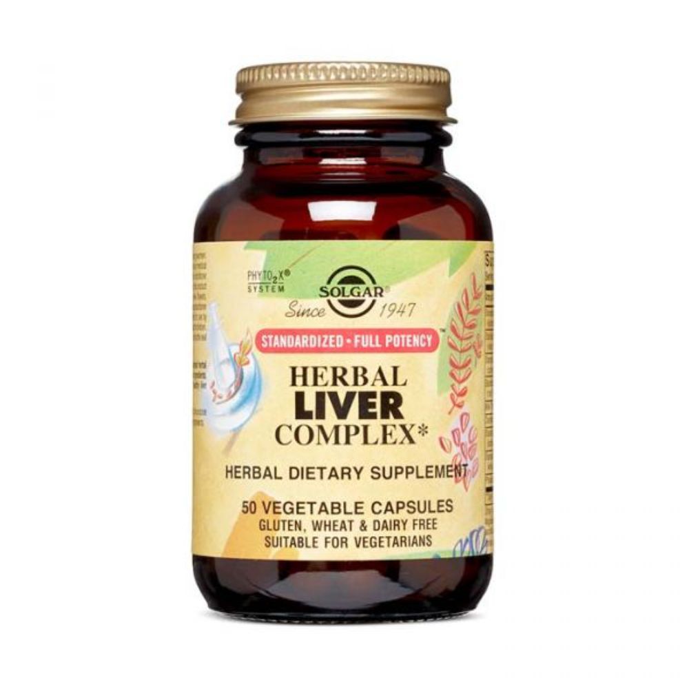 Herbal Liver Complex Capsules - Solgar 50.s product available at family pharmacy online buy now at qatar doha