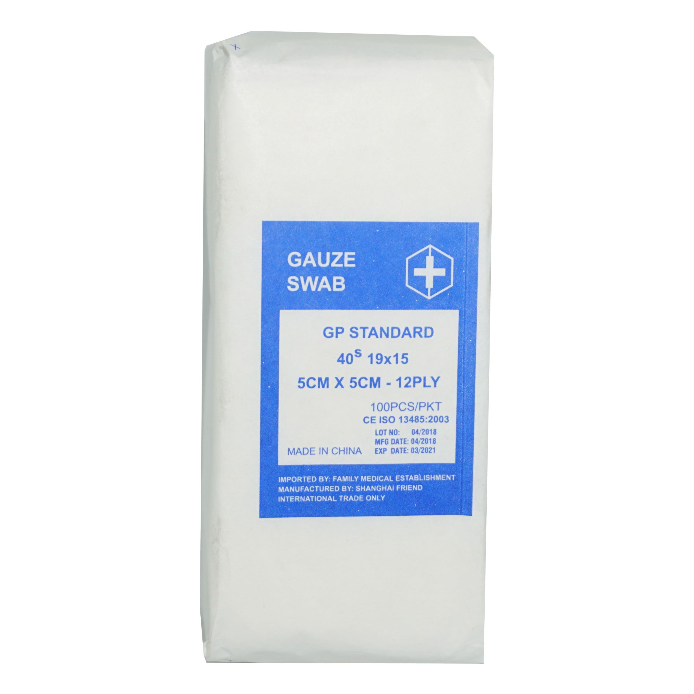 Gauze Swab N/sterile 12ply 2x2 Unfolded 100.s[mx-lrd] product available at family pharmacy online buy now at qatar doha