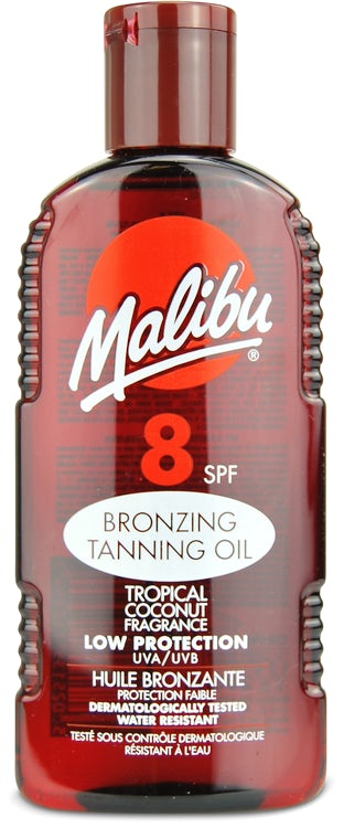 buy online Malibu Bronzing Tanning Oil(Spf8) 200 Ml   Qatar Doha