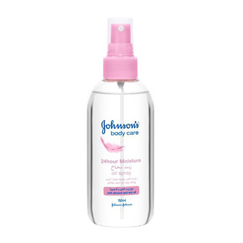 buy online J&J 24 Hr Moisture Oil Spray 150Ml   Qatar Doha