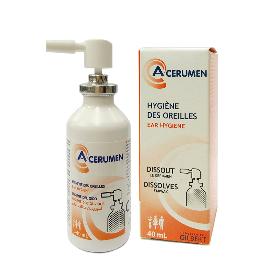 A-Cerumen Ear Wax Dissolver Sprayn 40Ml product available at family pharmacy online buy now at qatar doha