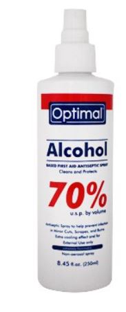 Optimal Alcohol 70% Antiseptic Spray 250Ml #Oph-017 product available at family pharmacy online buy now at qatar doha