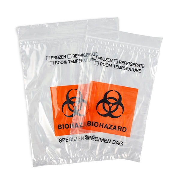 buy online 	Biohazard Specimen Bag - Safety 6 X 9'  Qatar Doha
