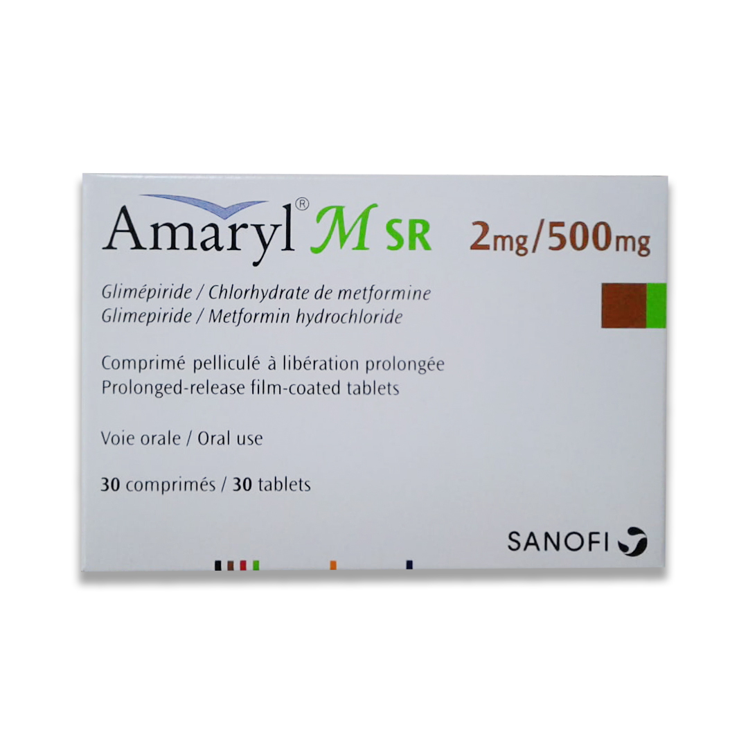 buy online Amaryl -M (Sr) Tablet 30'S   Qatar Doha