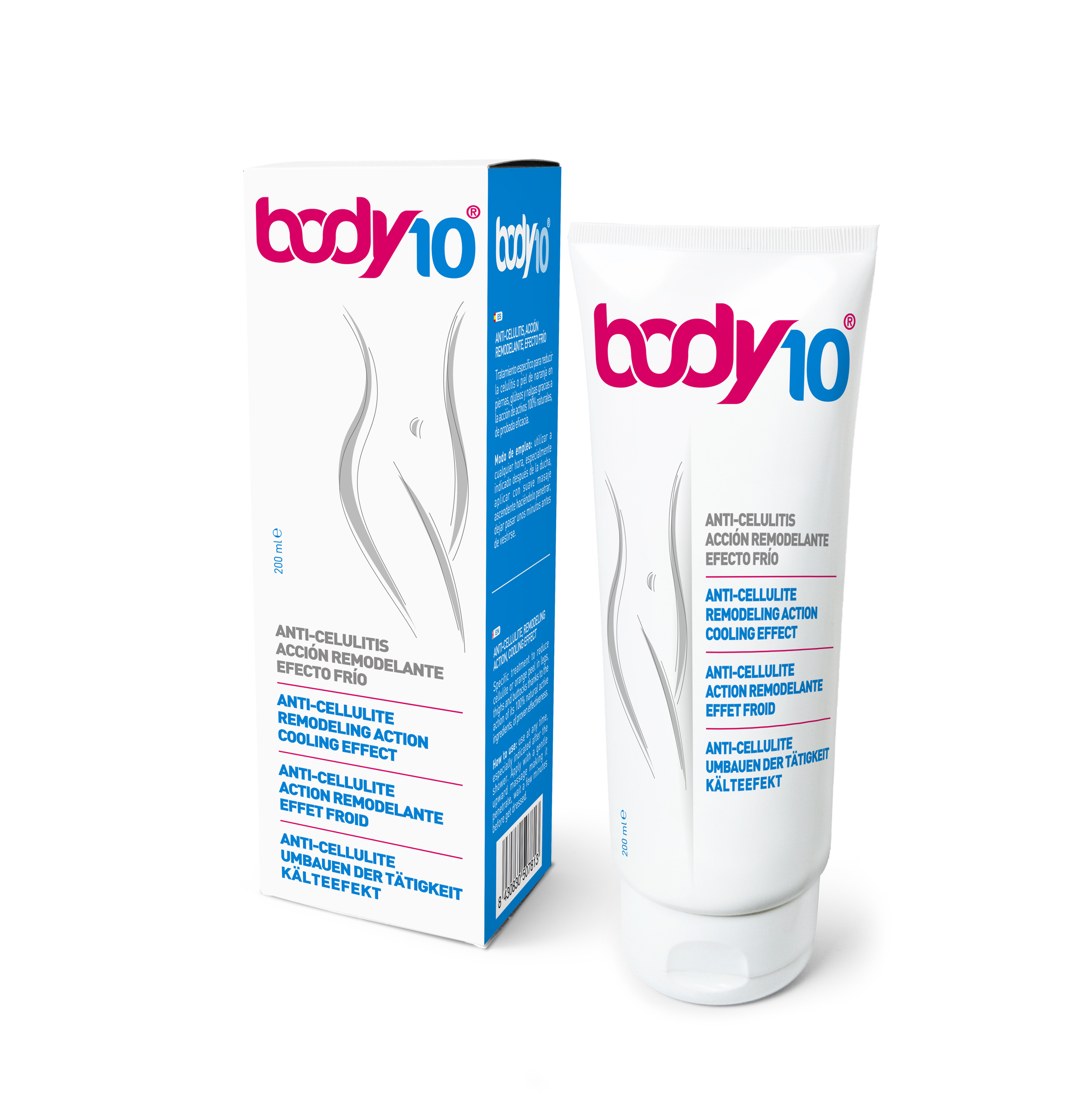 Esthetic Body 10 Anti-Cellulite Cooling Effect 200Ml product available at family pharmacy online buy now at qatar doha