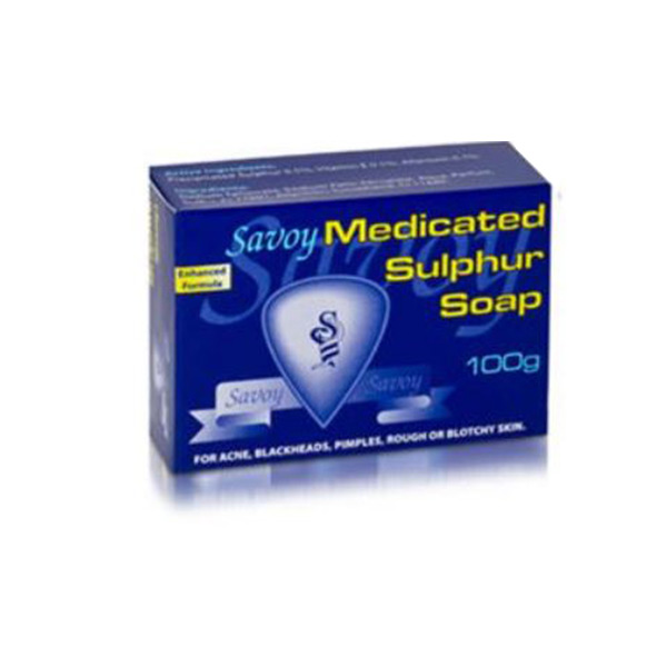 buy online Savoy Medicated Sulphur Soap 100G   Qatar Doha
