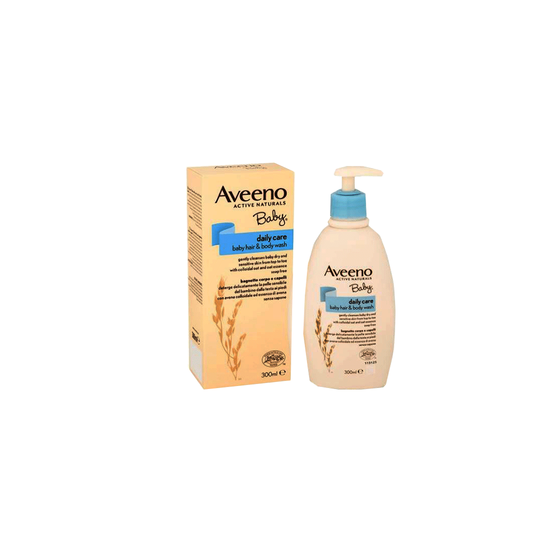 Aveeno Baby Hair & Body Wash 300ml product available at family pharmacy online buy now at qatar doha