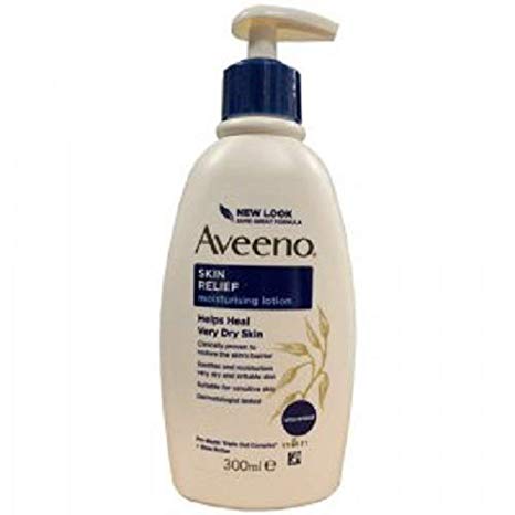 buy online Aveeno Skin Relief Lotion Shea 300Ml   Qatar Doha