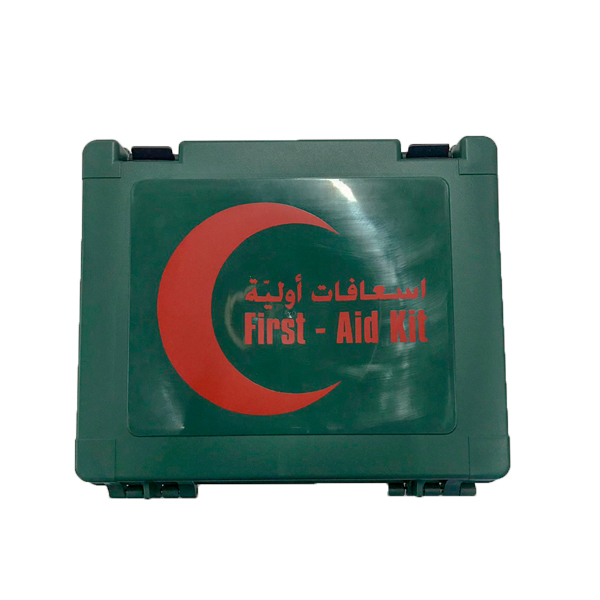 buy online 	First Aid Box Plastic Green - Lrd Empty  Qatar Doha
