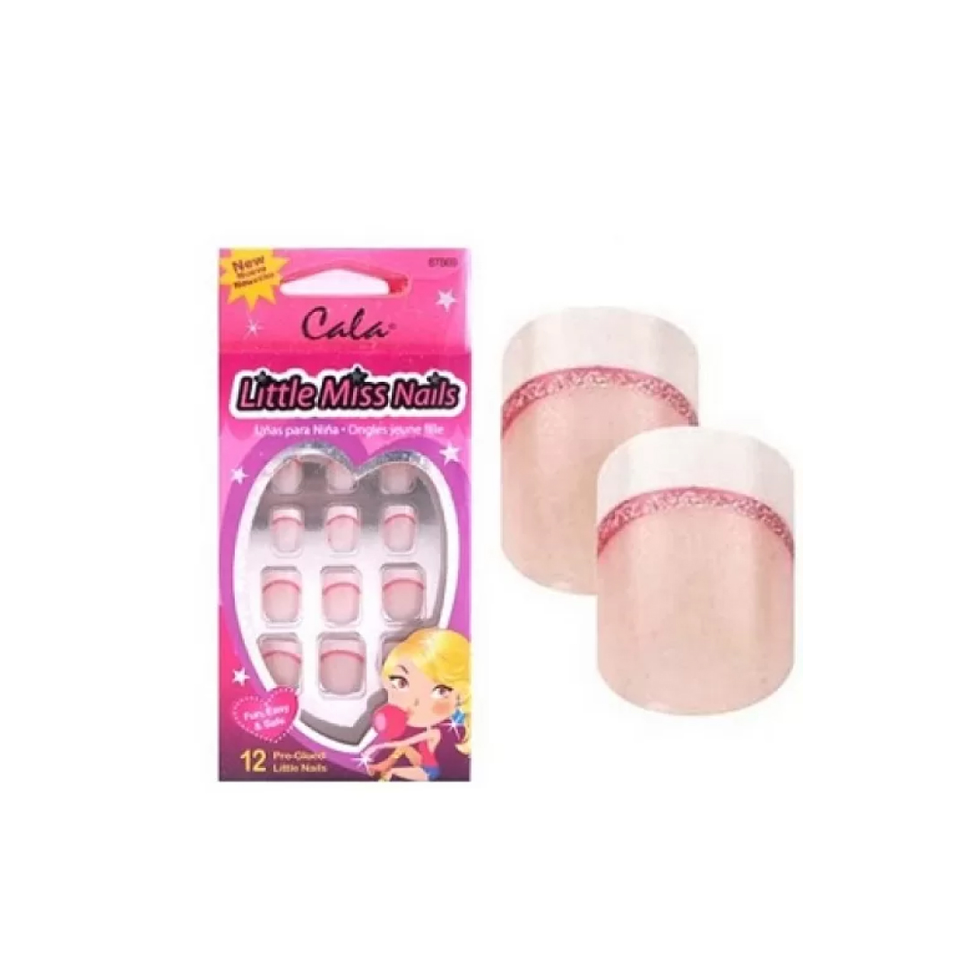 Cala Little Miss Nails Pre Glued 12'S Assorted product available at family pharmacy online buy now at qatar doha
