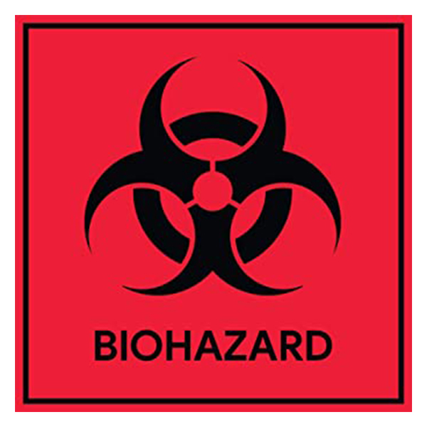 buy online 	Biohazard Labels - Nuova 85 X 33 Mm  Qatar Doha