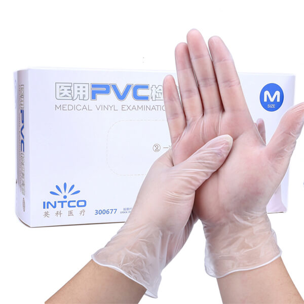 buy online 	Gloves Vinyle - Powder Free - Intco S-Small  Qatar Doha