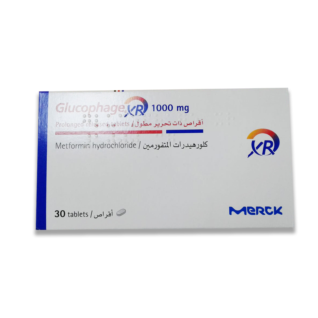 buy online Glucophage Xr(1000)Mg Tab 30'S   Qatar Doha