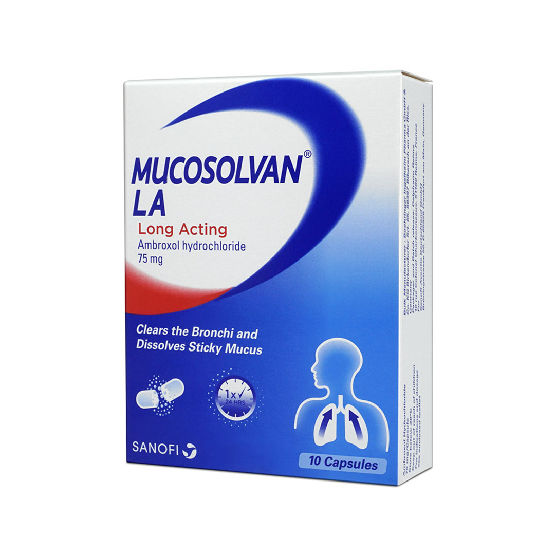 buy online Mucosolvan L.A Capsule 10'S   Qatar Doha