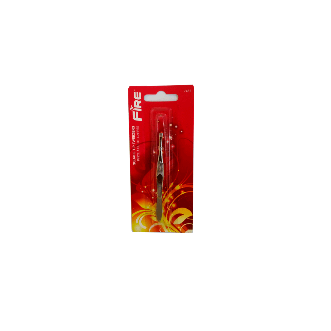 Fire Square Tip Tweezers #7481 product available at family pharmacy online buy now at qatar doha