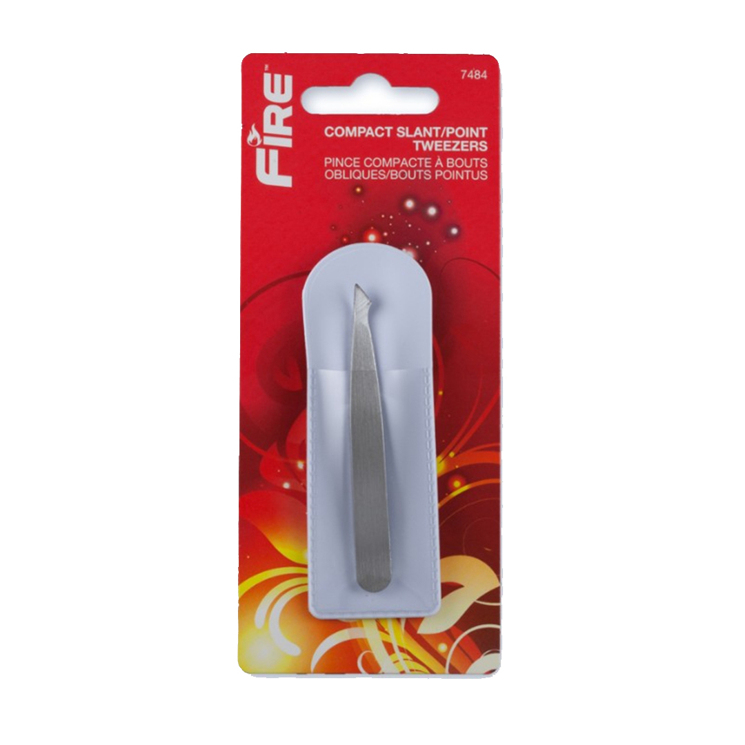 buy online Fire Compact Slant Point Tweezers #7484	   Qatar Doha