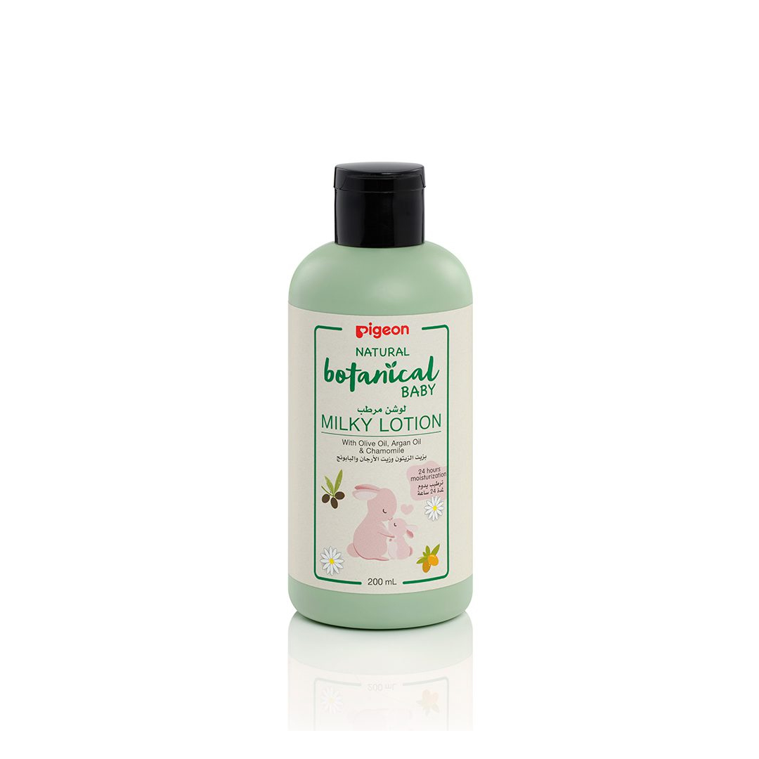 buy online PIGEON BABY MILKY LOTION 200ML 1  Qatar Doha