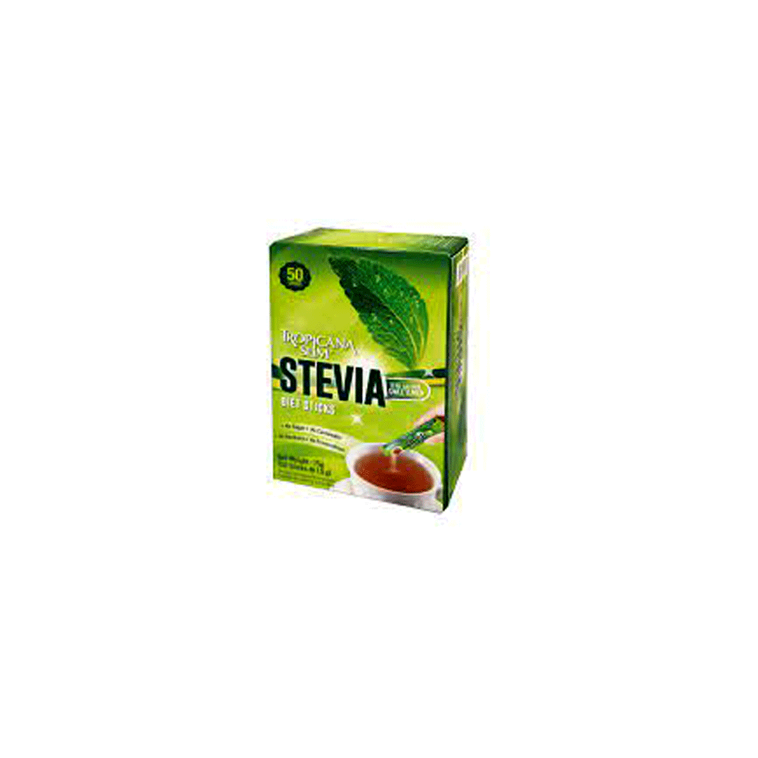 buy online Tropicana Slim Zero Stevia -50Sticks   Qatar Doha