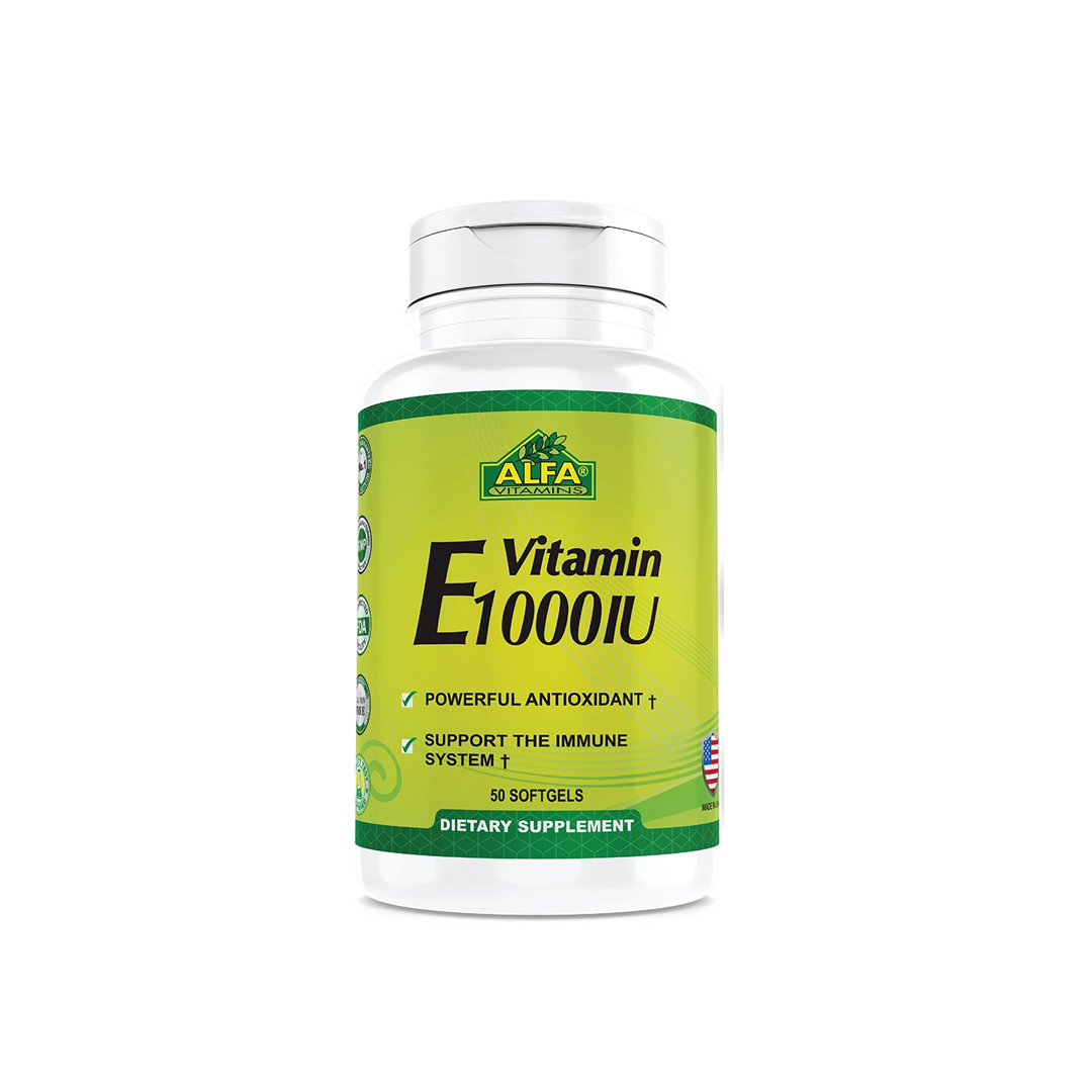 buy online Alfa Vitamin E 1000Iu Tablets 50'S #17004   Qatar Doha