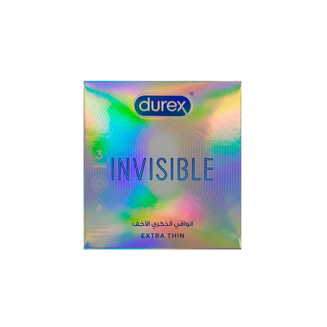 buy online Durex Invisible Condom 3'S   Qatar Doha