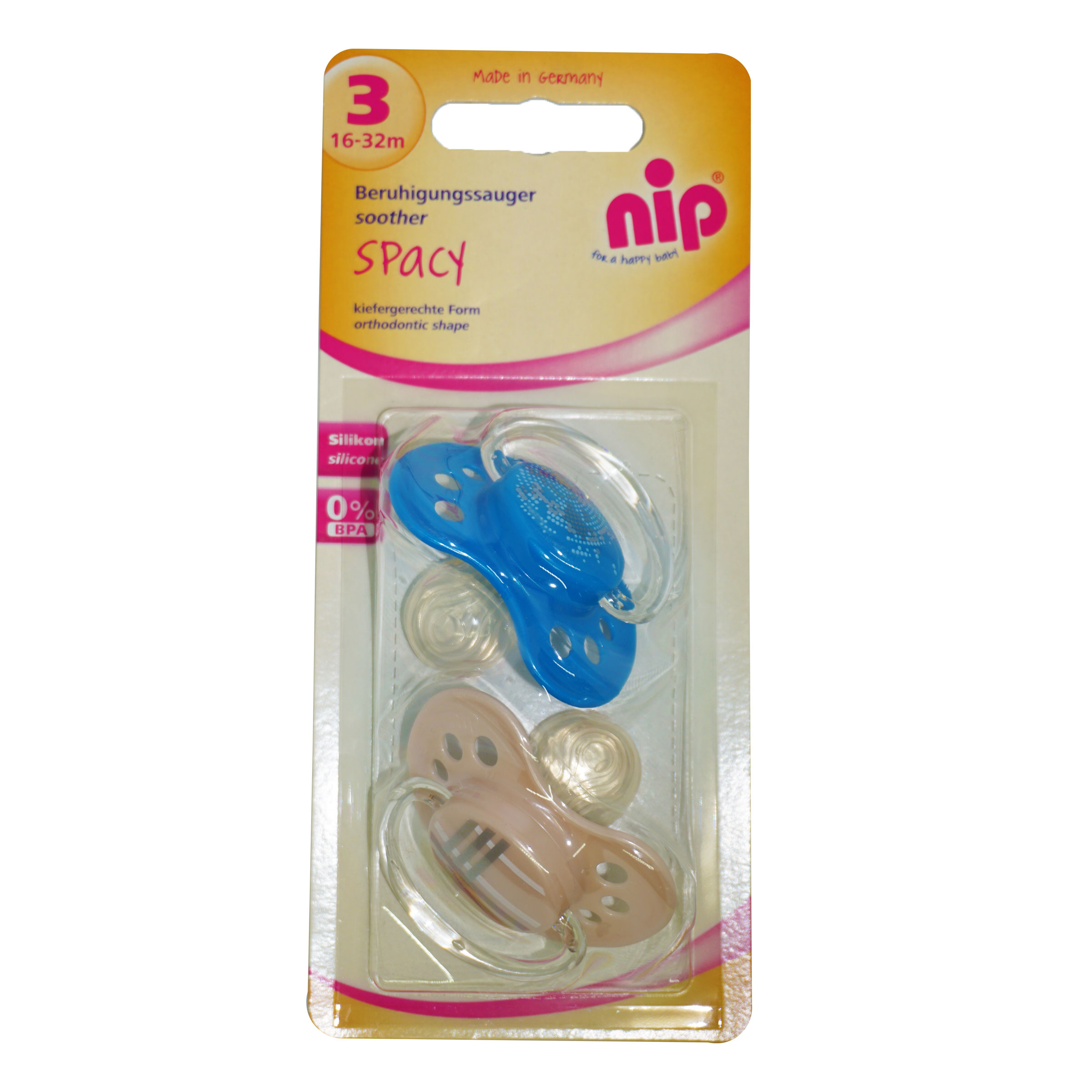Soother Silicone Spacy Size:3- 16-32 M [314054] product available at family pharmacy online buy now at qatar doha