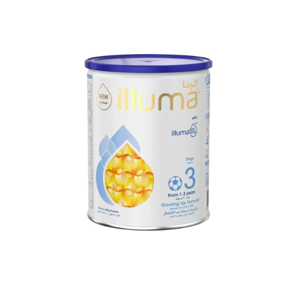 Illuma 3 Milk Powder 400Gm product available at family pharmacy online buy now at qatar doha