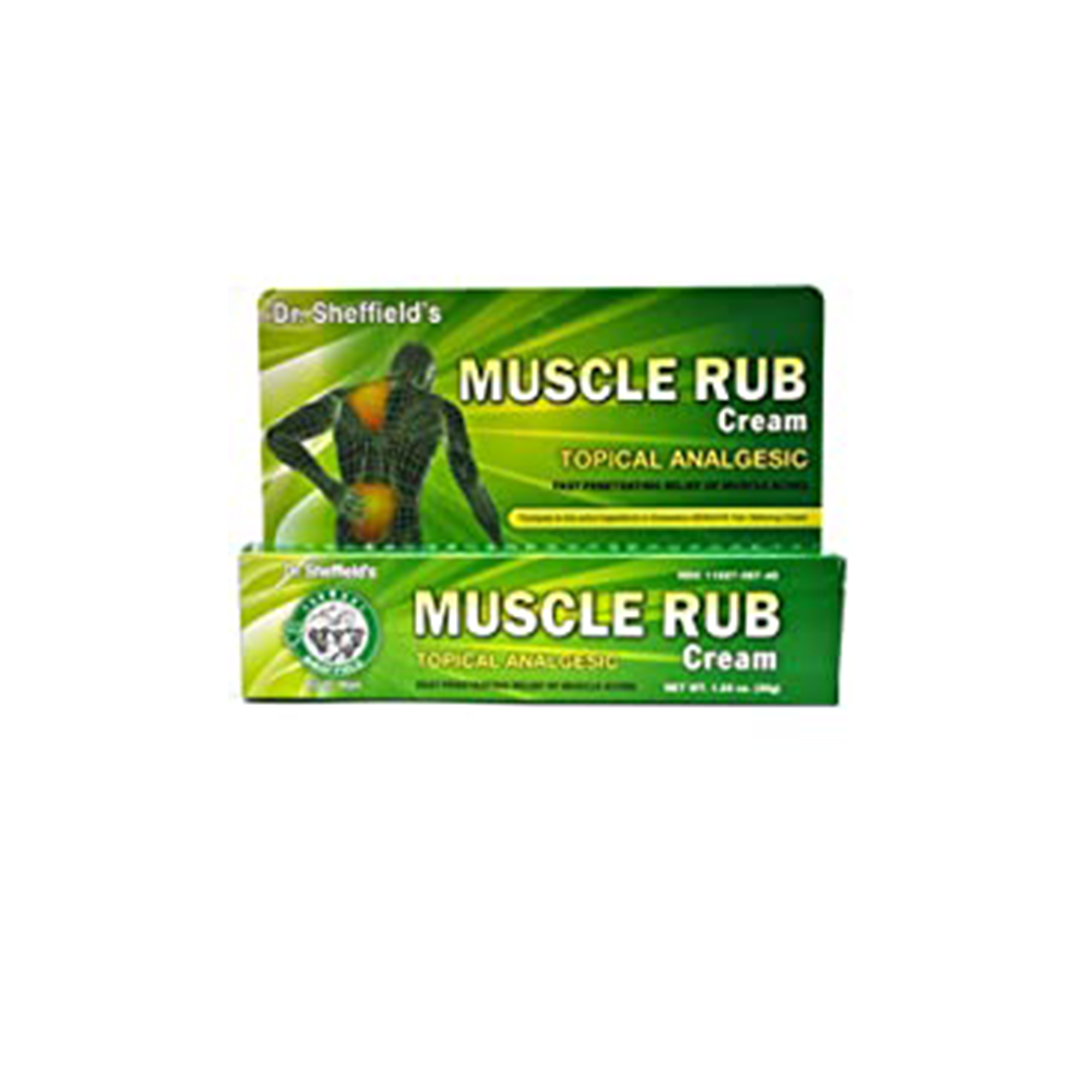 Dr Sheffield.s Musclerub Cream product available at family pharmacy online buy now at qatar doha