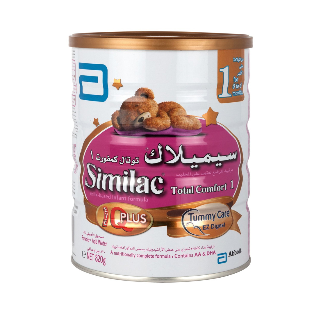 buy online Similac Total Comfort Gold 1 Can 820 G 1  Qatar Doha