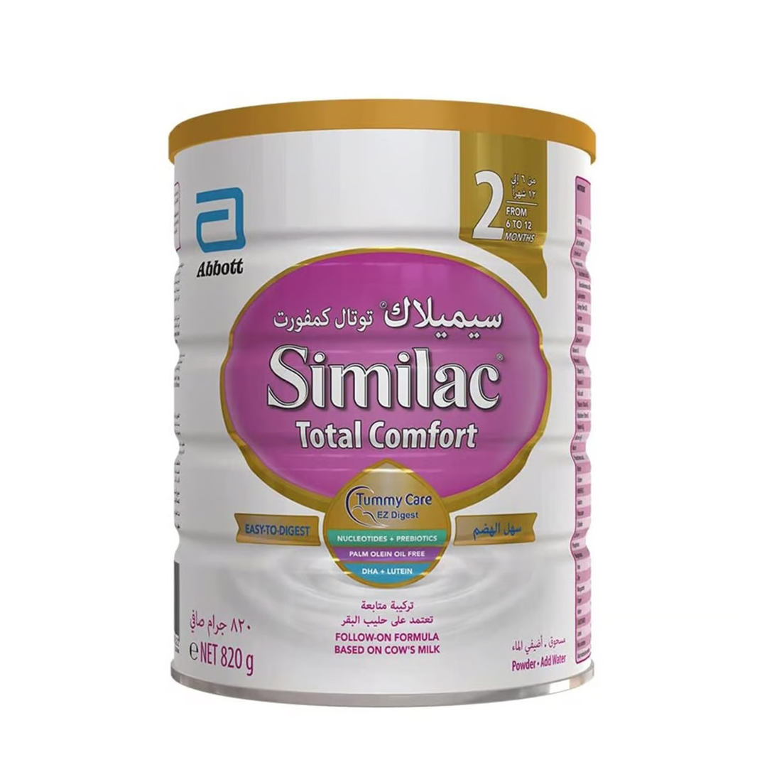 buy online Similac Total Comfort Gold 2 Can- 820 G 1  Qatar Doha