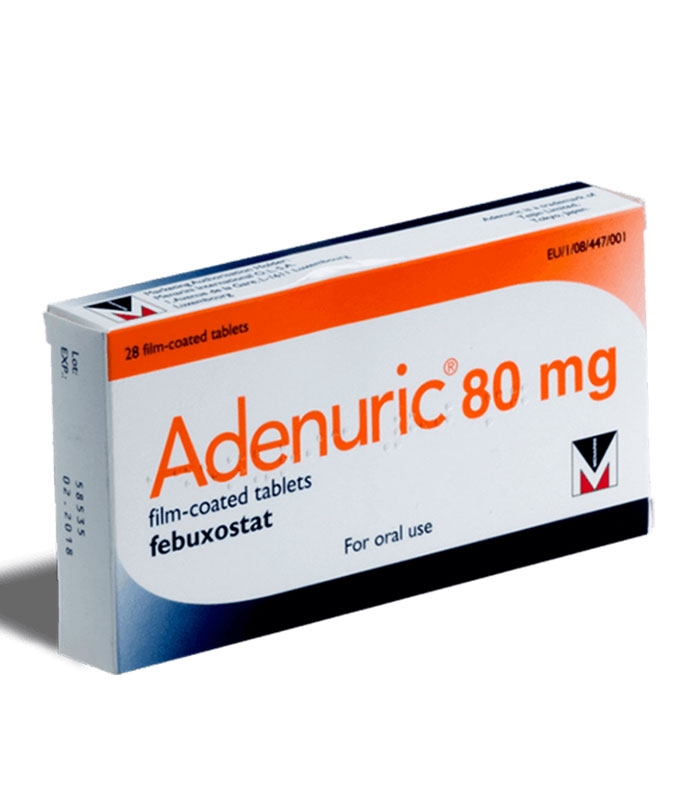 buy online Adenuric 80 Mg Tablet 28'S   Qatar Doha