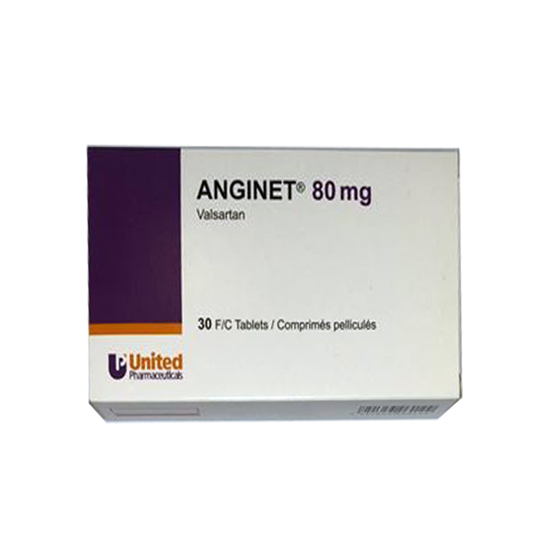 buy online Anginet 80 Mg Tablet 30'S   Qatar Doha