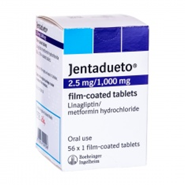 buy online Jentadueto (2.5Mg/1000Mg) Film Coated Tablets 60'S   Qatar Doha
