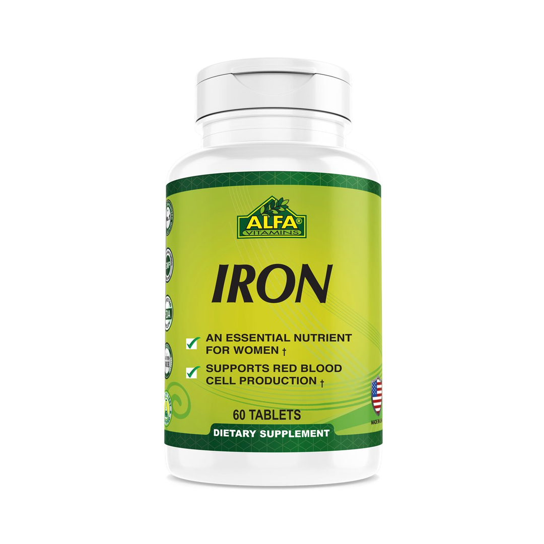 buy online Alfa Iron 136 Mg Tab 60'S   Qatar Doha