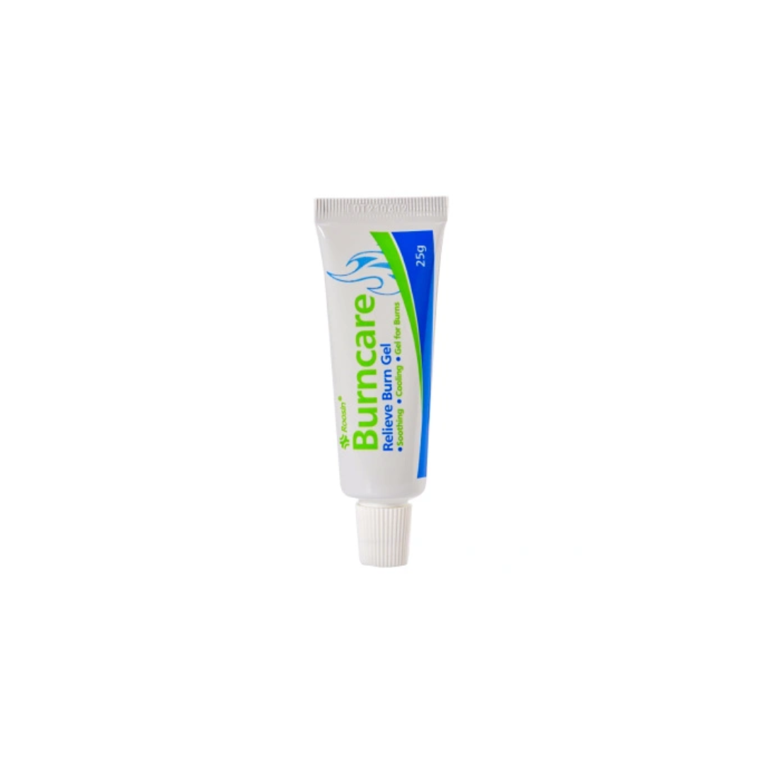 BURNCARE RELIEVE BURN GEL-25GM-ROOSIN Available at Online Family Pharmacy Qatar Doha